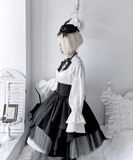 時之神殿Lolita 晚祷歌 ブラウス、ペチコート  [LO399]