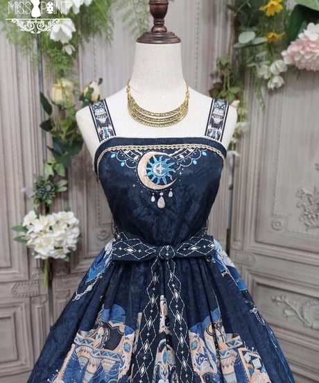 Dusk BASTET （ 黄昏贝斯特）エジプト風ロリィタ ベルト吊りJSK [LO350]
