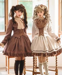 Miss Point / Classical Chocolate スカート [LO1227]