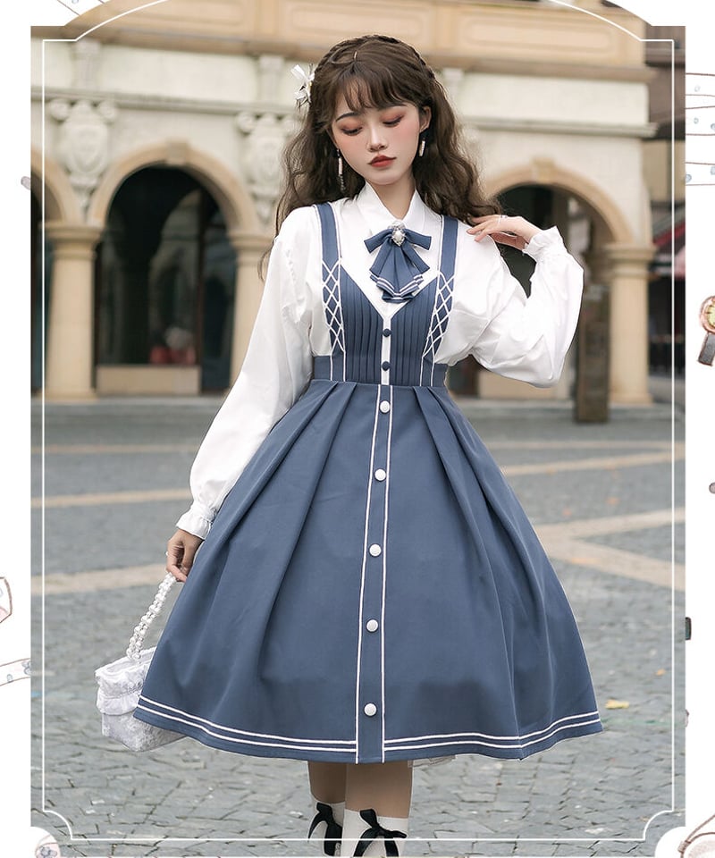 Lolita樱洛芙 Book of Lies ロリィタ JSK [LO476] | Roses