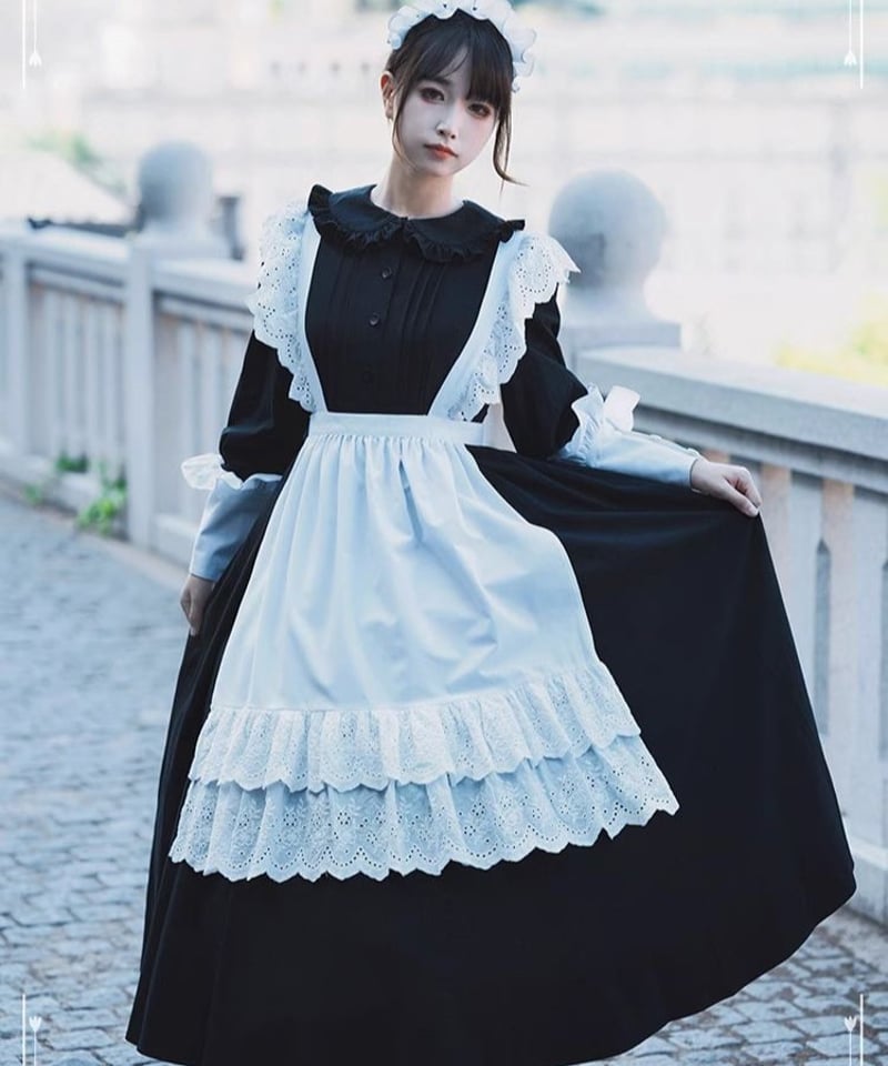 Black Cat Manor ロングメイド服 Ⅶ型 オーダー [OP400] | Roses