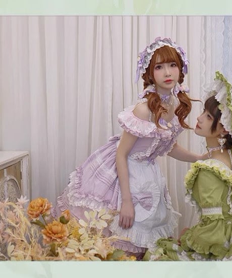 Lucy and  Lory / Pastoral roaming クラシック コットンロング ロリィタドレス JSK [LO860]