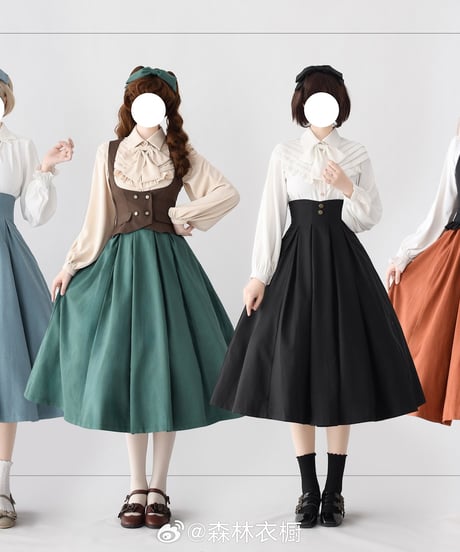 Forest Wardrobe 森林のかご4.0 10枚はぎスカート [LO950]