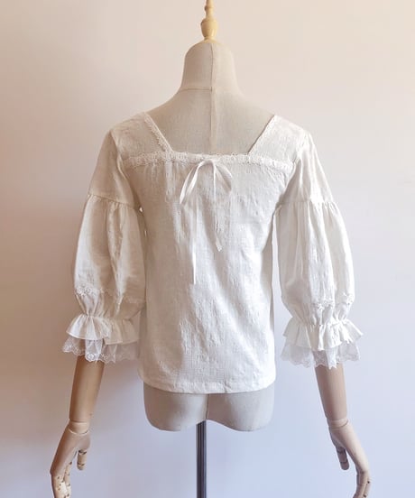 有一只小鳥 / 薔薇茶2.0 七分袖ブラウス [LO748]