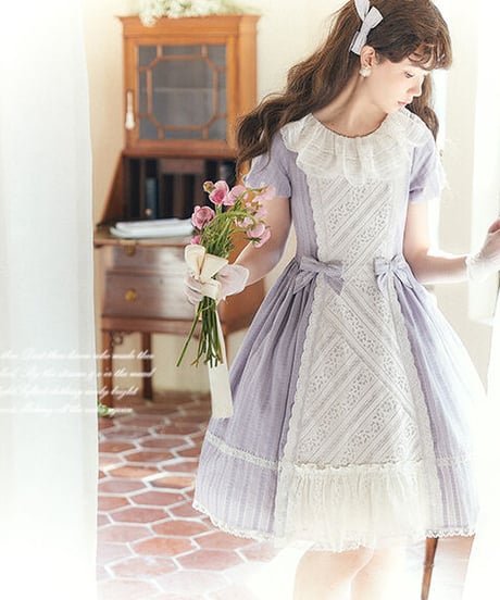 Avenue d'Enfer Song of Innocence クラシック ロリィタドレス ワンピース セット ショート [LO469]
