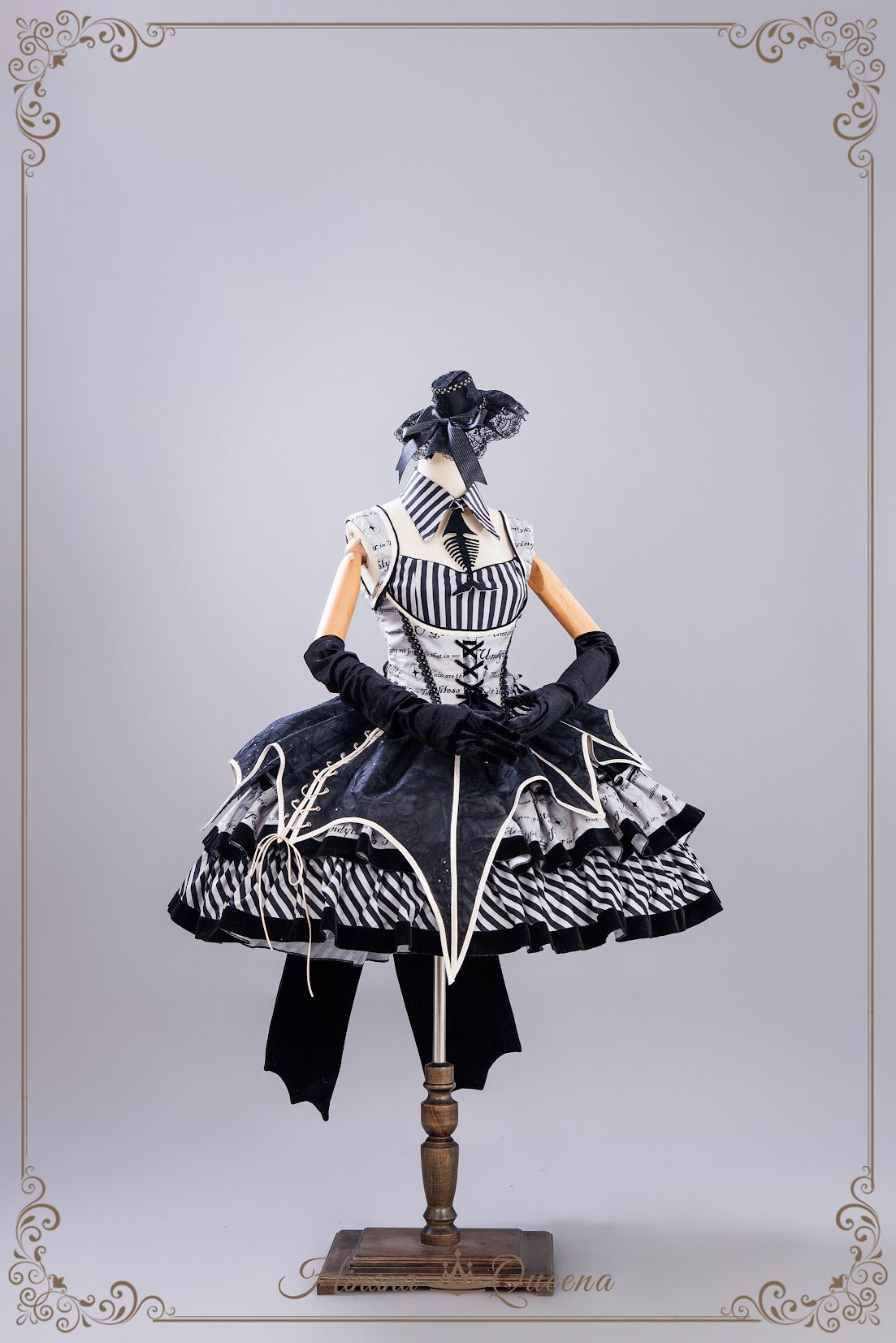 HinanaQueena / 暮夜 リテラリー・ロリィタドレス セット[LO1508