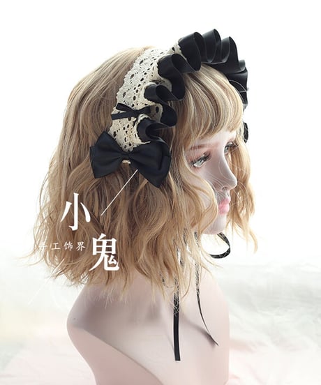 ロリィタ ヘッドドレス ショートボンネット [LO180]