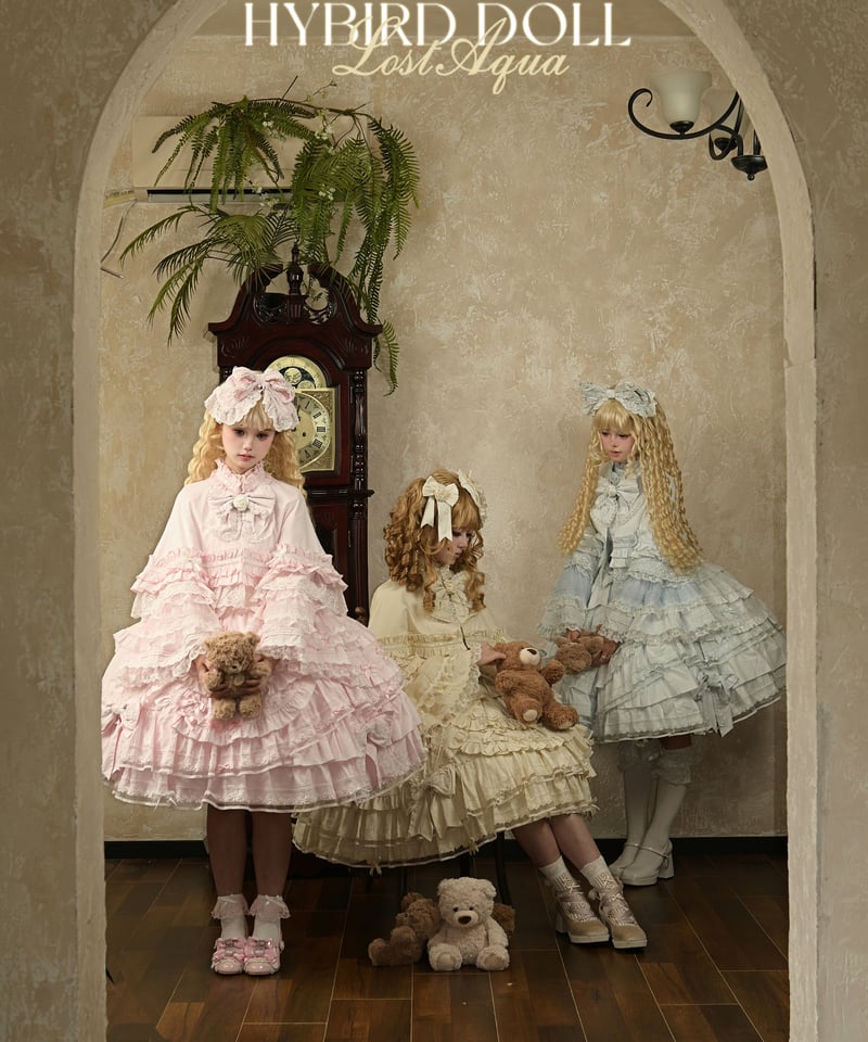 リズ様 Lost Aqua / Moon Island (Hybird Doll) ロリィタドレス フ