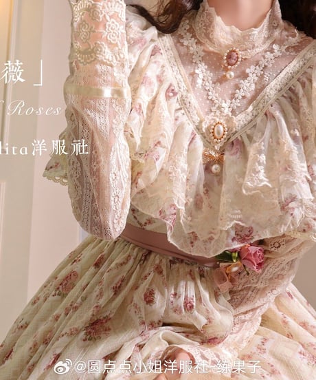 Miss Point 木香薔薇 1.0 レース/花柄 ロング ロリィタドレス ワンピース [LO281]