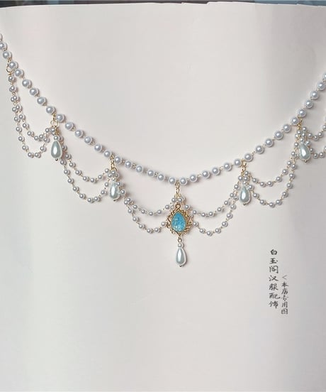 イミテーションパール ロリィタ ネックレス [AC40]