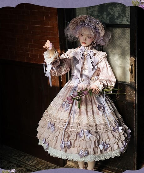 Classical Puppets 少女人形 十女 The Dolly Girl ラプンツェルバージョン ロリィタドレス+ボンネット [LO482]