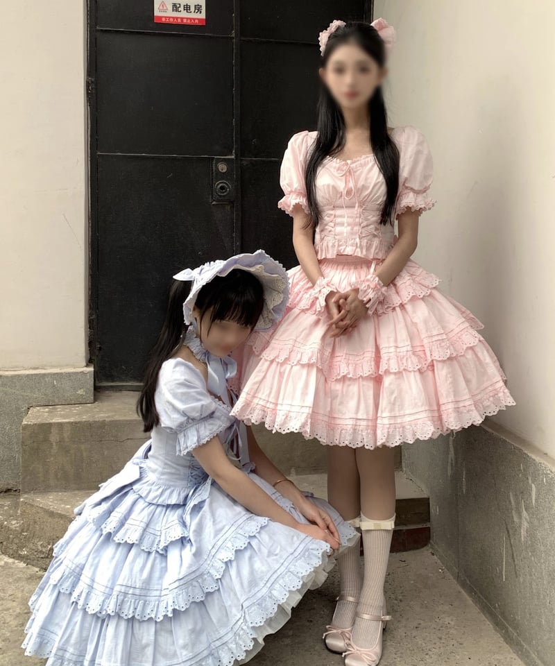 WF Lolita / Miss Flora ロリィタドレス 綿 ブラウス＋スカートセット