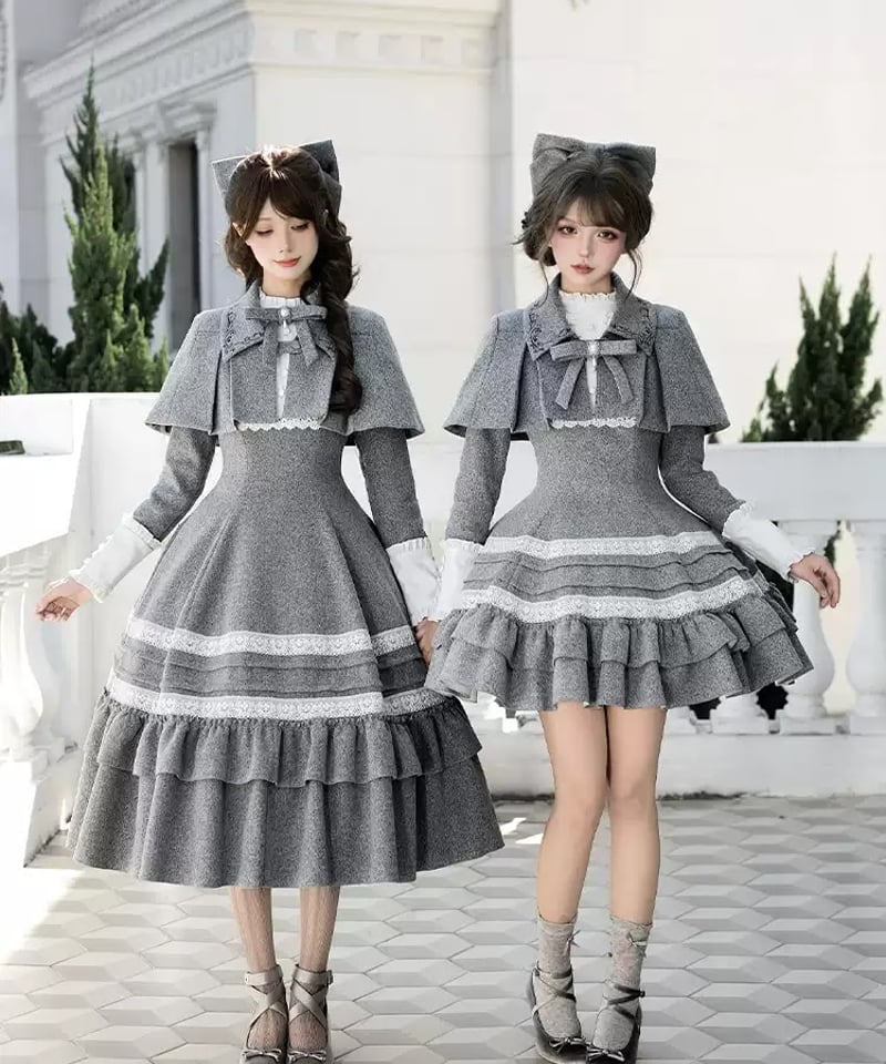 with PUJI Letter and Poetry / 追憶 ロリィタドレス セット