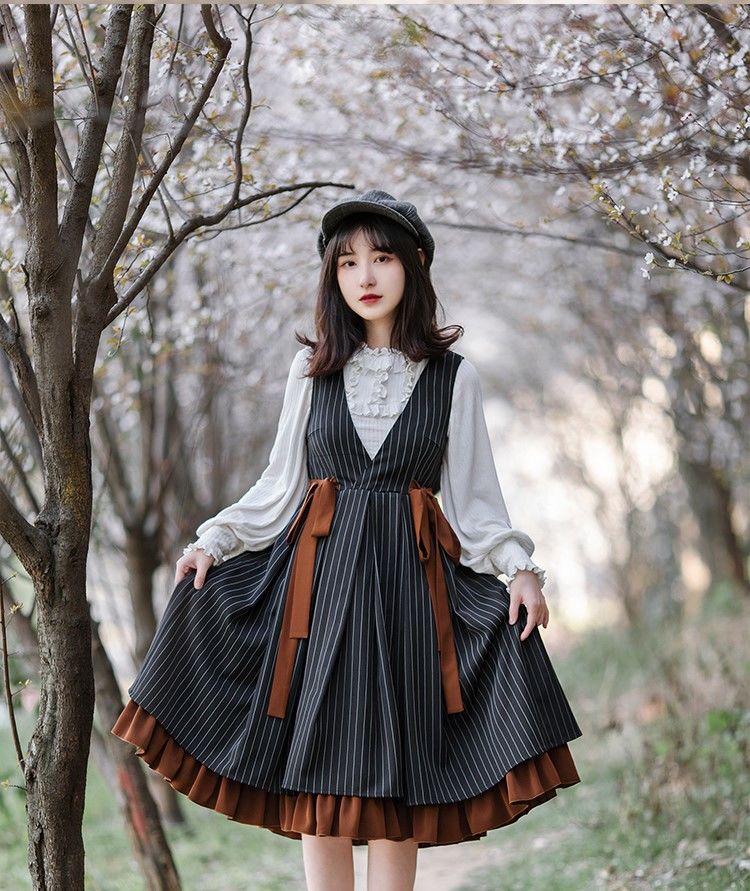 jsk＋ブラウス 2点セット 洋服 ロリータ オリジナル fit=scale-down,w=1200