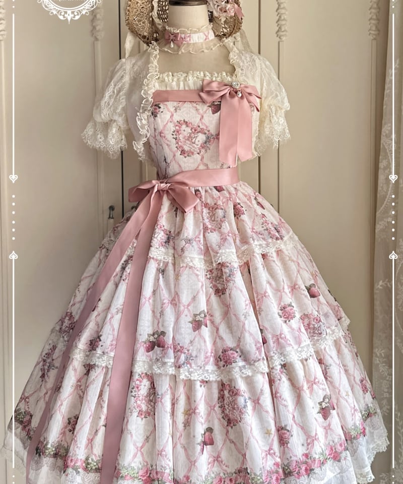 Moon River Lolita ミステリーストロベリーガーデン 3型/4型 JSK Moon River Lolita ミステリーストロベリーガーデン 3型/4型 JSK