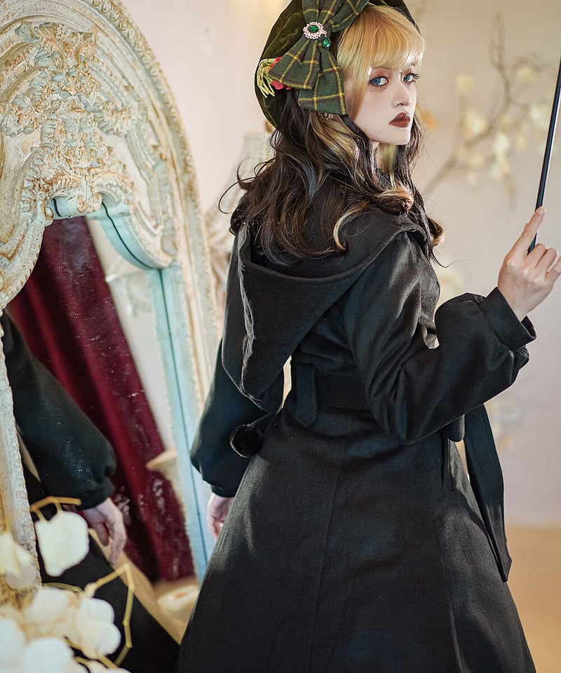 Miss Point / 薔薇人形 ロリィタドレス マント、フード付きロング