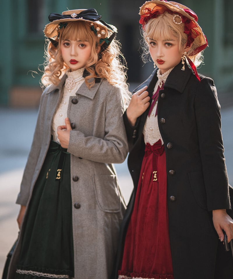 Miss Point / 薔薇人形 ロリィタドレス マント付きコート [LO113 Miss Point / 薔薇人形 ロリィタドレス マント付きコート [LO113