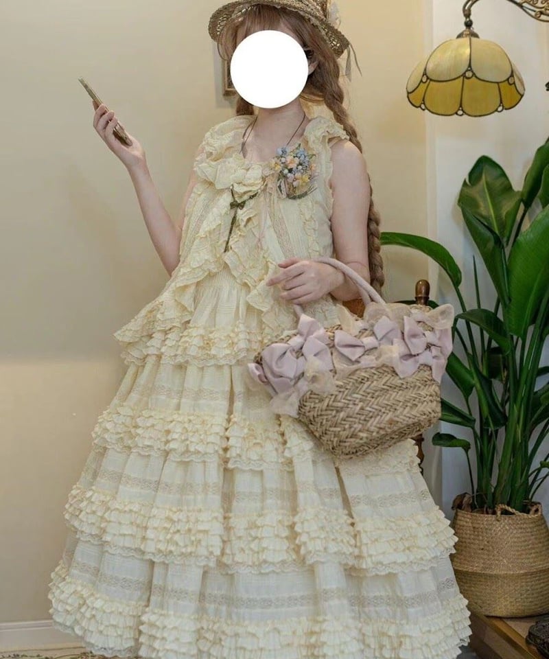 MONO GIRL / Rothenburg Bear フリル段々 JSK [LO845] |