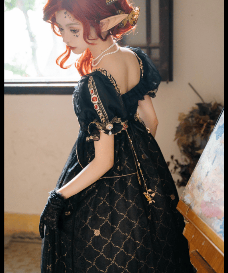 Dolis Night 帝国的東征 エンパイアスタイルドレス OP フル