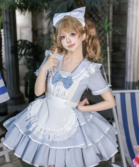 with PUJI / 潮騒のベル ロリィタドレス set [LO1580]