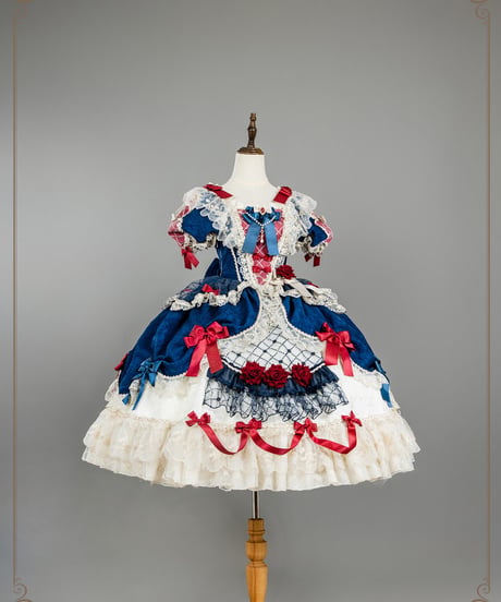 HinanaQueena  鏡の中のプリンセス ロリィタドレス フルセット [LO969]