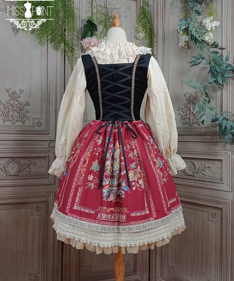 Miss Point 豊作賛歌 バイエルン風 ベルベットコルセットJSK ショート [LO390]
