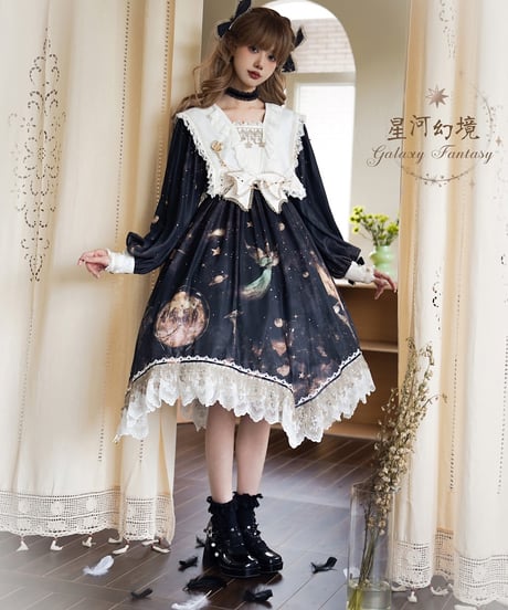Bramble Rose / Galaxy Fantasy ロリィタ ワンピース full set [LO910]