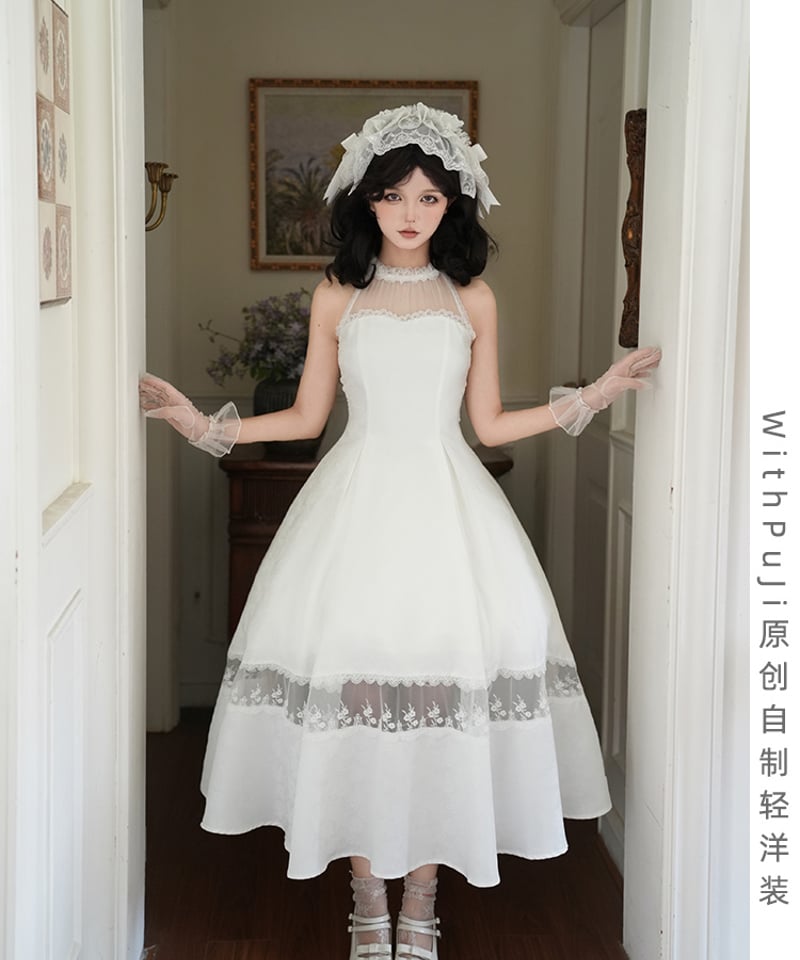 【オーダー】おまんじゅう ヘッドドレス ＊レース×ビッグリボン×アイボリー＊ おまんじゅう ヘッドドレス ＊リボン×ブラック×ホワイト＊の通販