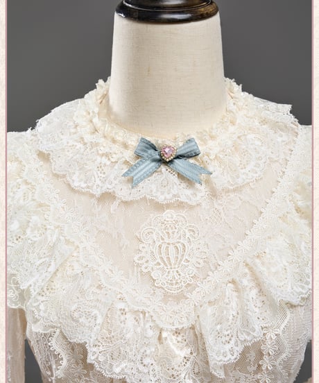 Twin Bears / Antique Gemstone Fragrance ロリィタドレス ブラウス、ケープ③ [LO1598]