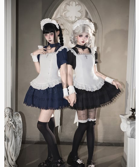with PUJI / 聖十字のプリムメイド・セット [LO1586]