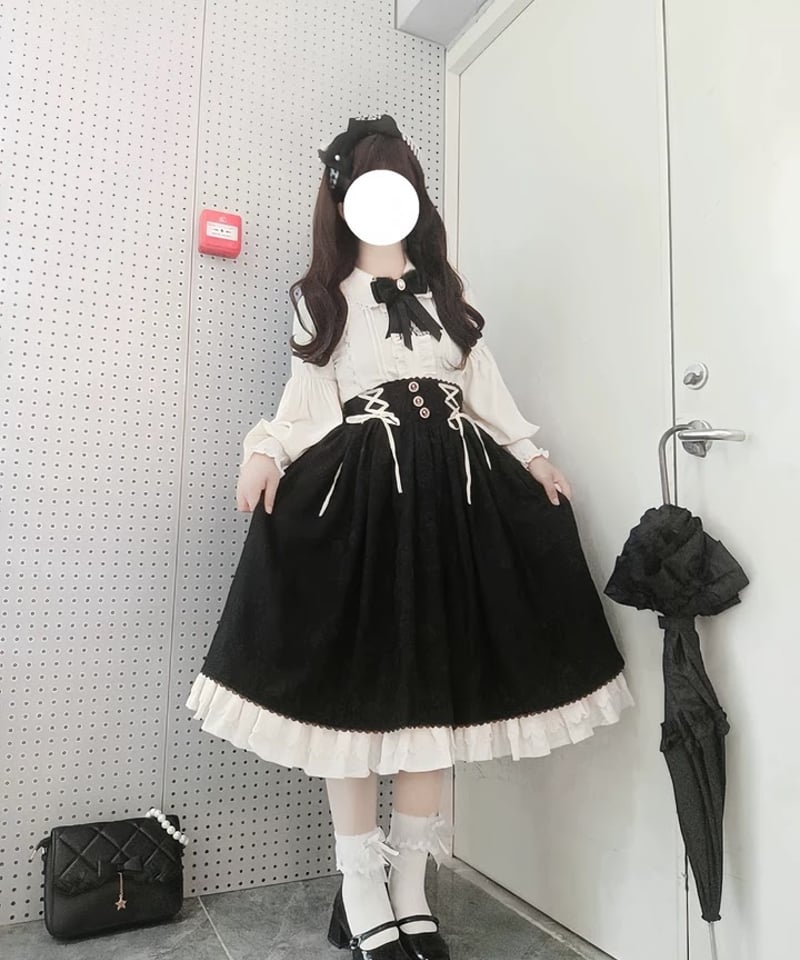 Lolita 諦夢焚世 / 薔薇の心 ロリィタスカート、ブラウス [LO1247