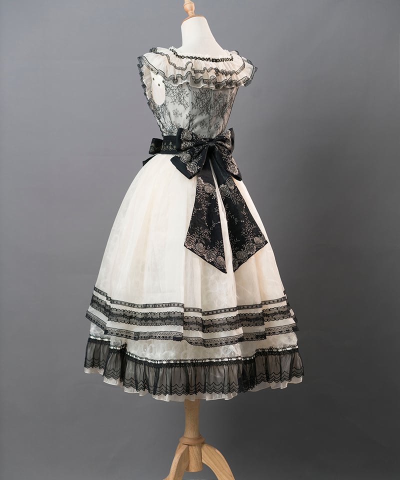 Fantastic Wind / Camellia Old Story V字フリル襟レトロ段々