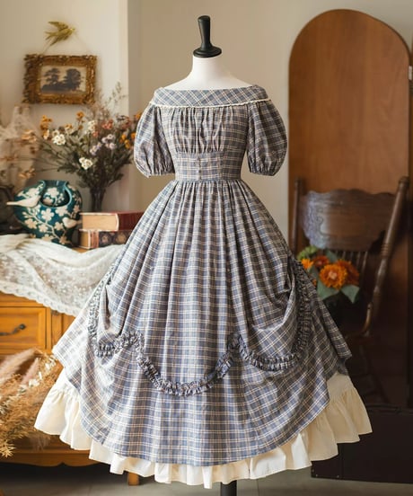 Forest Wardrobe 森林のピクニック ロングワンピース、ペチコート [LO1384]