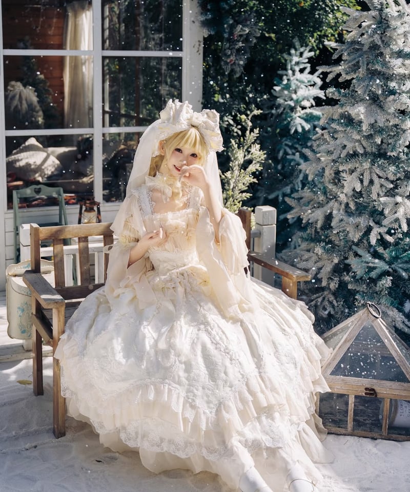 Bramble Rose / バラの花傘 ロリィタドレス JSK set [LO1548] |