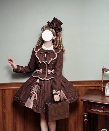 Alice Girl /  くまショコラビスケット ロリィタドレス JSK、SK、ブラウス、ジャケット⑥ [LO1525]