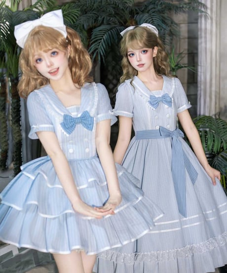 with PUJI / 潮騒のベル ロリィタドレス set [LO1580]