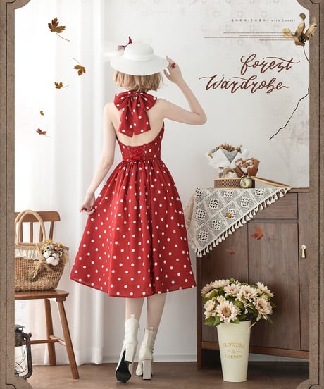 Forest Wardrobe 午後の森林 二型ワンピース [LO1175]
