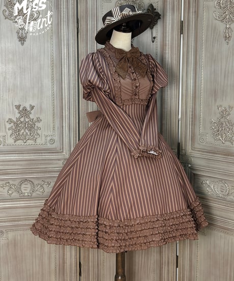 Miss Point / Classical Chocolate ワンピース [LO1227]
