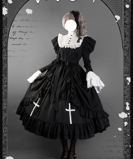 VantablackStudio / No.1 Doll ゴシック ワンピース [LO1379]