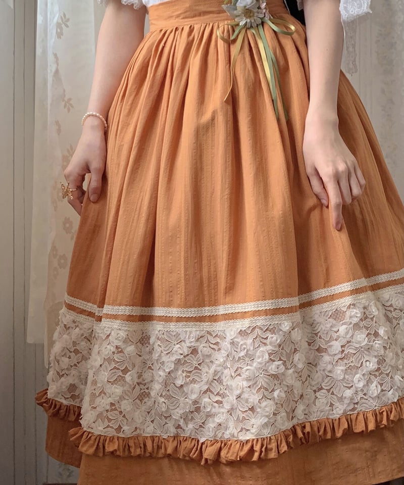 Miss Point マーガレット クラシックロリィタ スカート [LO333] | Rose