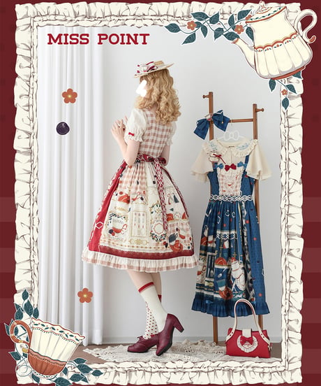 Miss Point / Picnic Tea Party ロリィタドレス 半袖ワンピース  [LO1113]