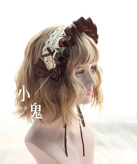 ロリィタ ヘッドドレス ショートボンネット [LO180]