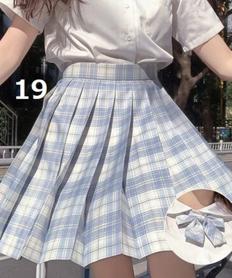 JK制服 スカート リボン セット  [SK83]