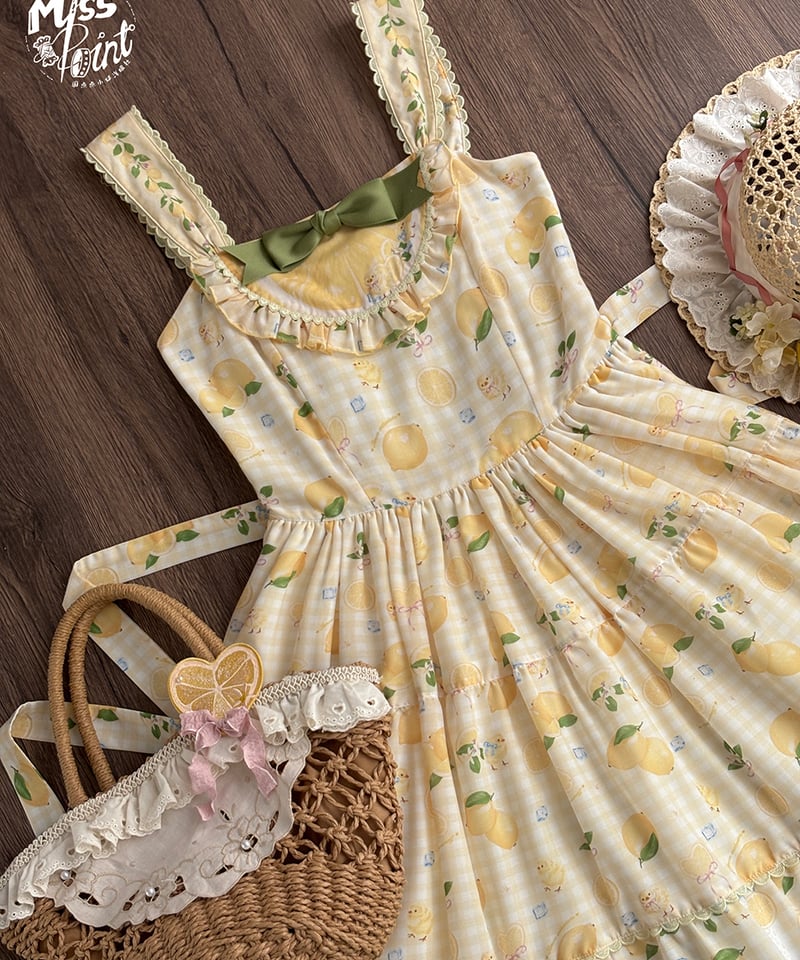 専用✴︎リスりんごJSK、ニーハイ Miss Point りんご園 こども用 バイエルン風ロリィタドレス
