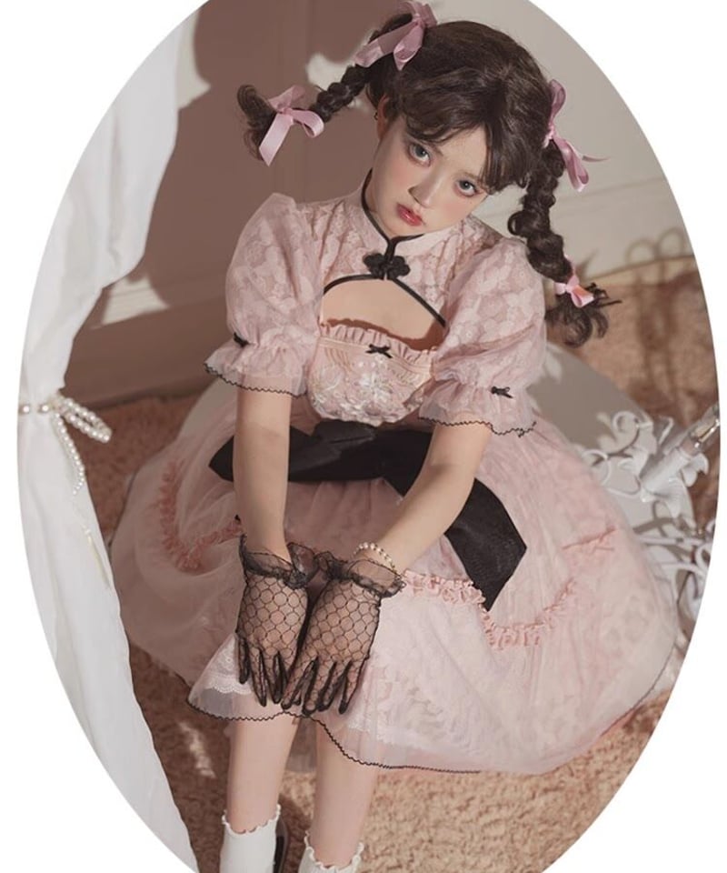 Lily's TeaParty ロリィタ ワンピース 🫖オフショルダーが美しいお茶会ドレス🫖 Diane Rose ワンピース