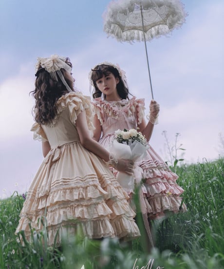 春のアンOP クラシカル ロリィタワンピース ドールカラー ショート丈 [LO265]