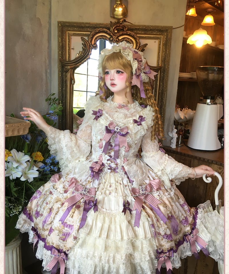 Twin Bears / Antique Gemstone Fragrance ロリィタドレス