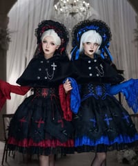 Twin Bears /  黒霧の幽宴 ロリィタドレス JSK、ブラウス⑦ [LO1513]
