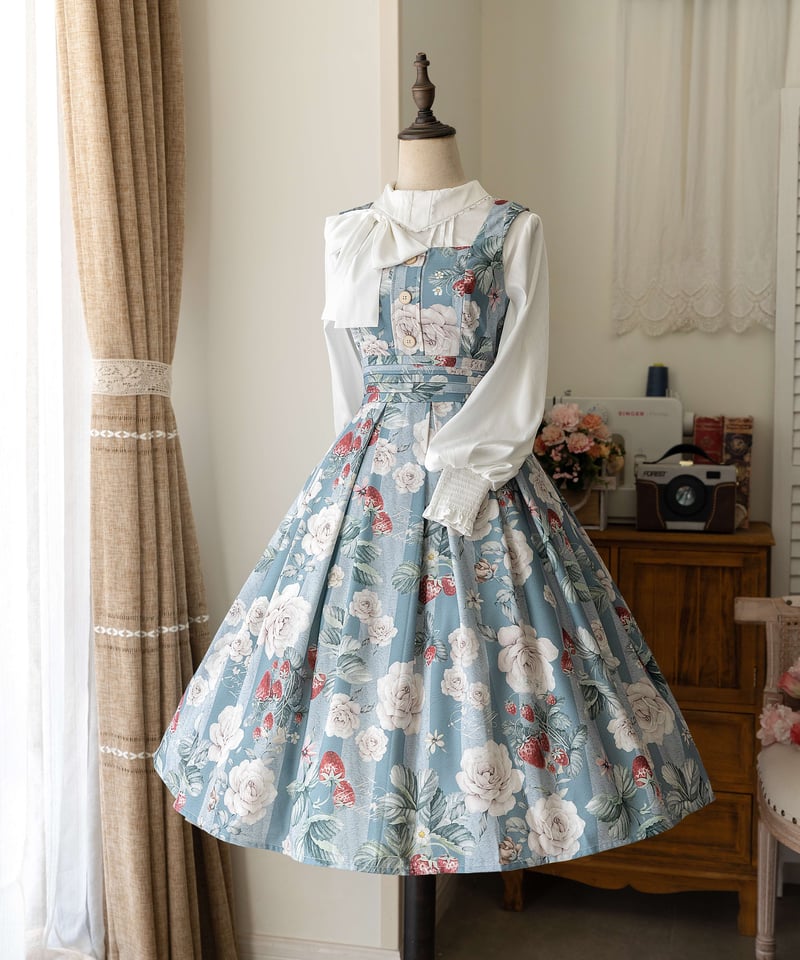 Forest Wardrobe 森林のかご2.0 花柄JSK [LO652] | Roses