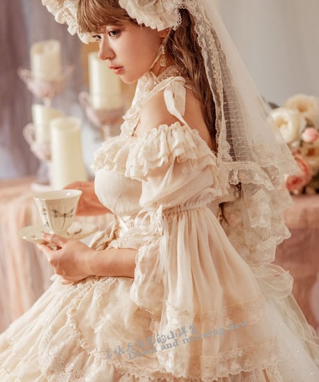 Dawn & Morning Dew 夜明けのエルフ クラシックロリィタ ワンピース [LO706]